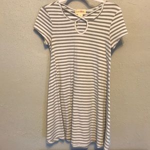 Small Striped Tshirt Dress